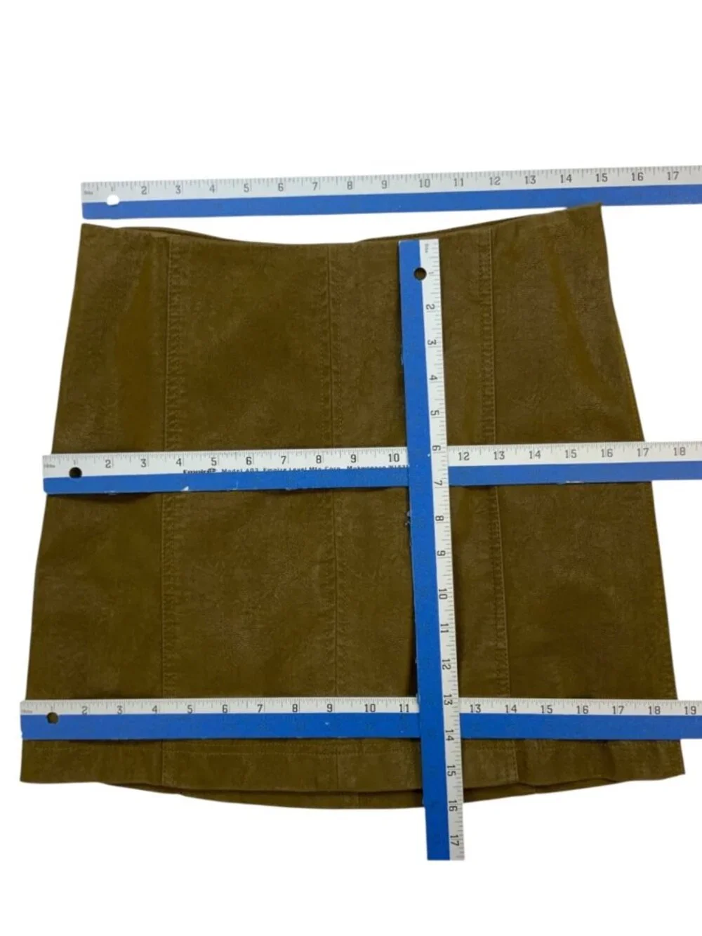 Free People Modern Femme Vegan Suede Mini Skirt 6 Brown